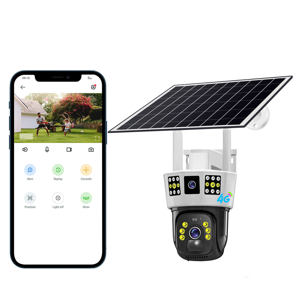 Orwind O1205 4G GSM + Wi-FI Supported Agriculture Farm Solar CCTV Camera