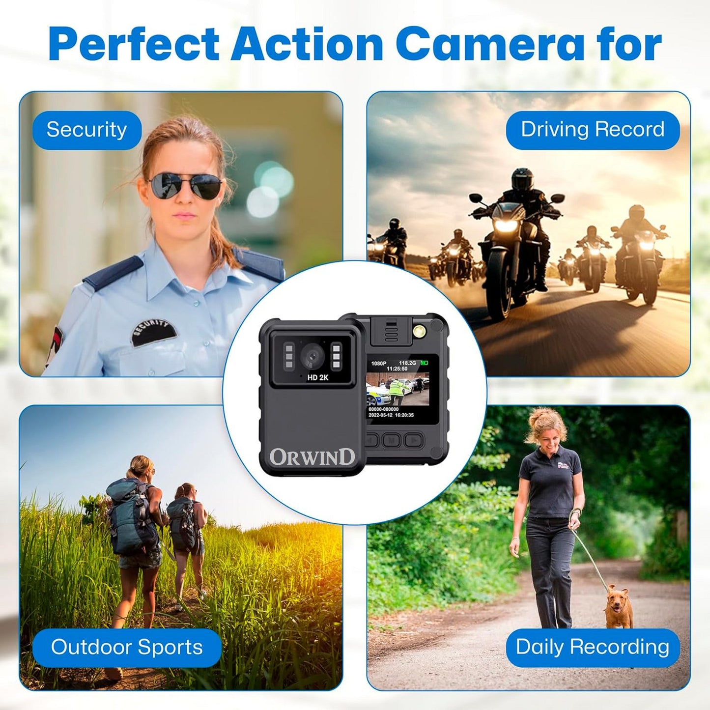 Orwind O1007 Body Worn Camera