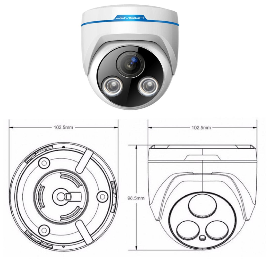 Jovision JVS001 IP Dome Camera 1080p - 2.0 MP