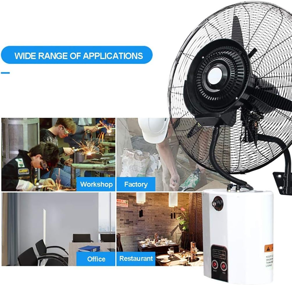 Orwind MS1003 Wall Misting Fogger Mist Fan