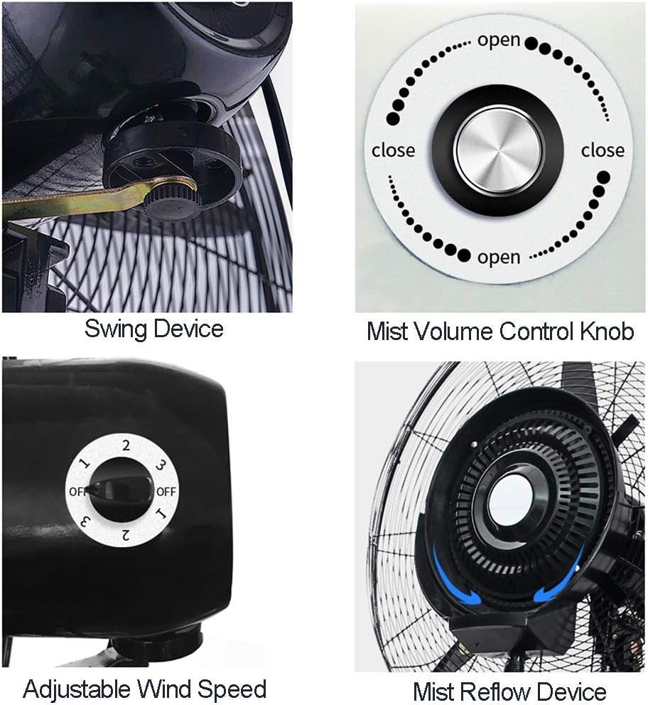 Orwind MS1003 Wall Misting Fogger Mist Fan