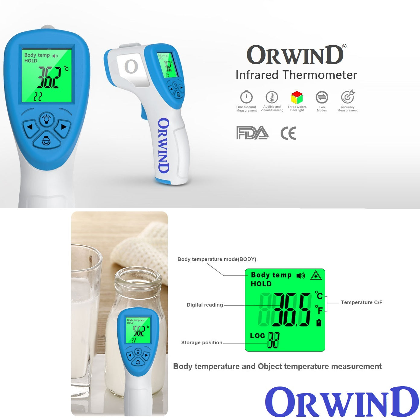 Orwind MED01 Infrared Thermometer