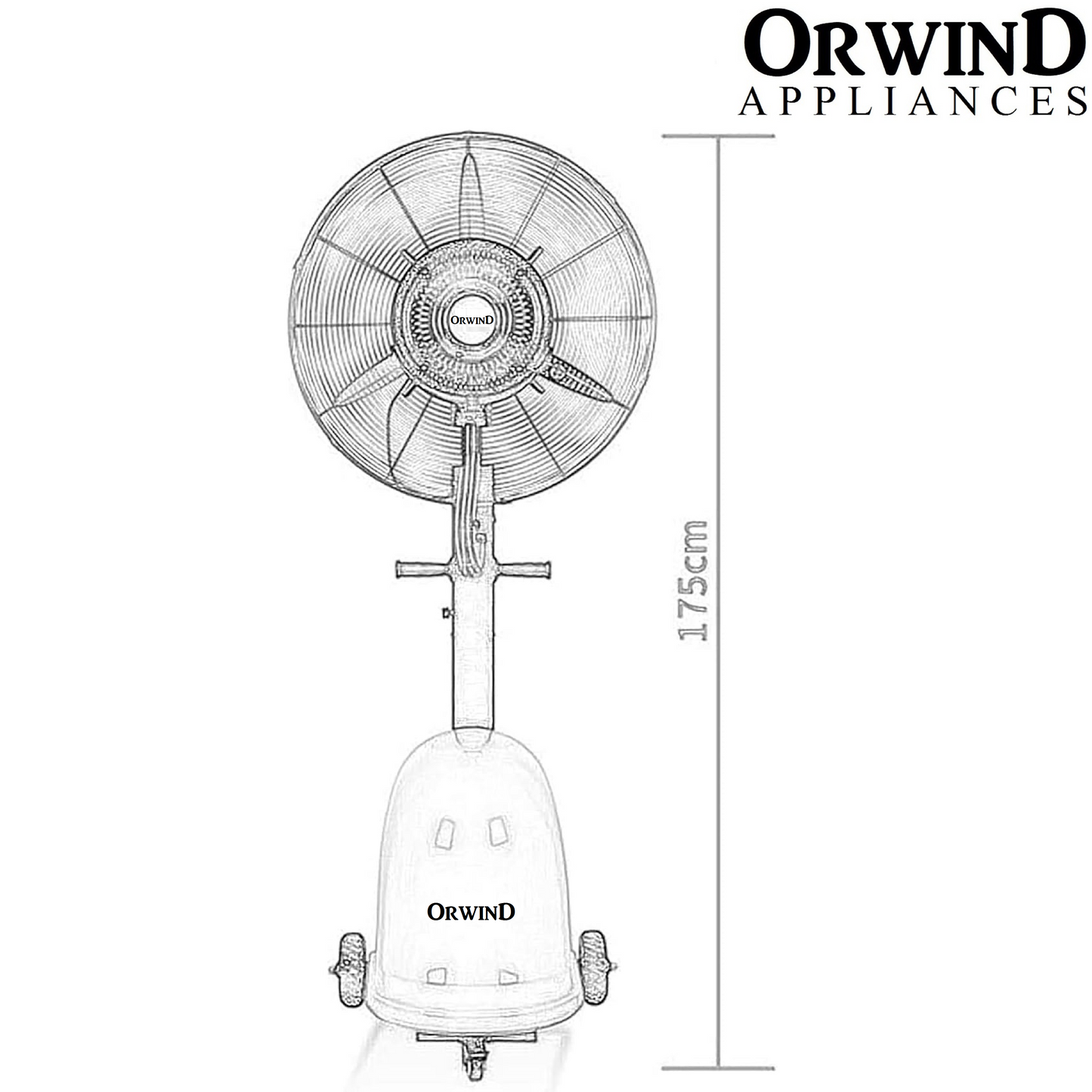 Orwind MS1002 Mist Fan