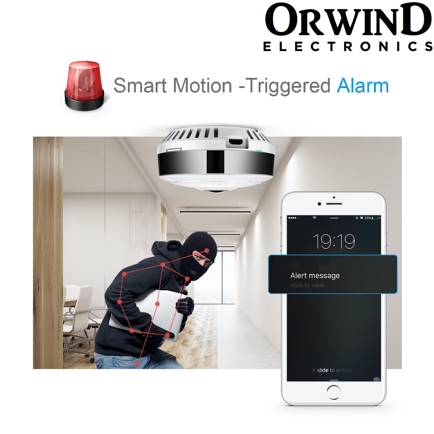 Orwind O4603 Wi-Fi Wireless Home Security CCTV Camera