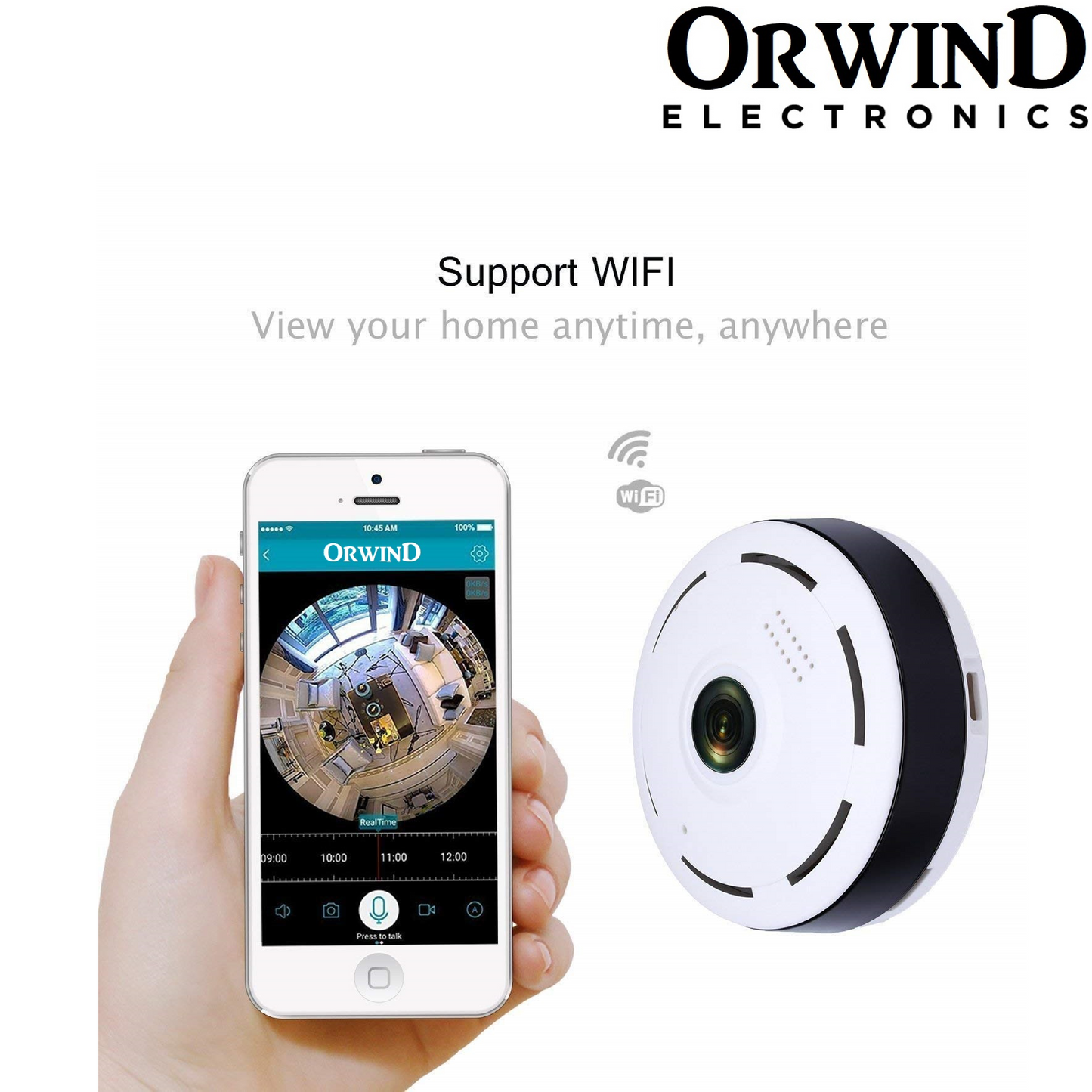 Orwind O4603 Wi-Fi Wireless Home Security CCTV Camera