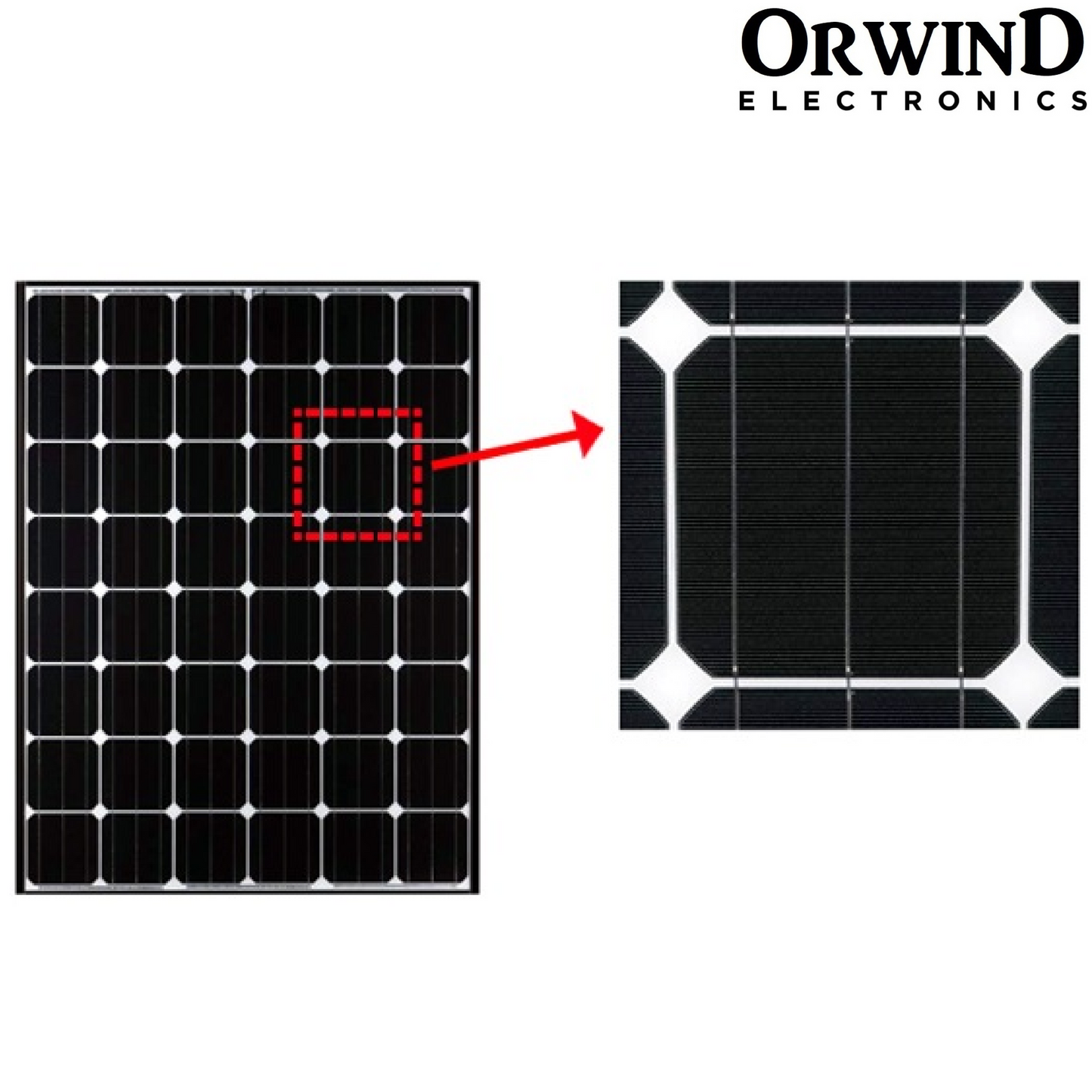 Orwind O1702 Mono Solar Panel - 385 Watt