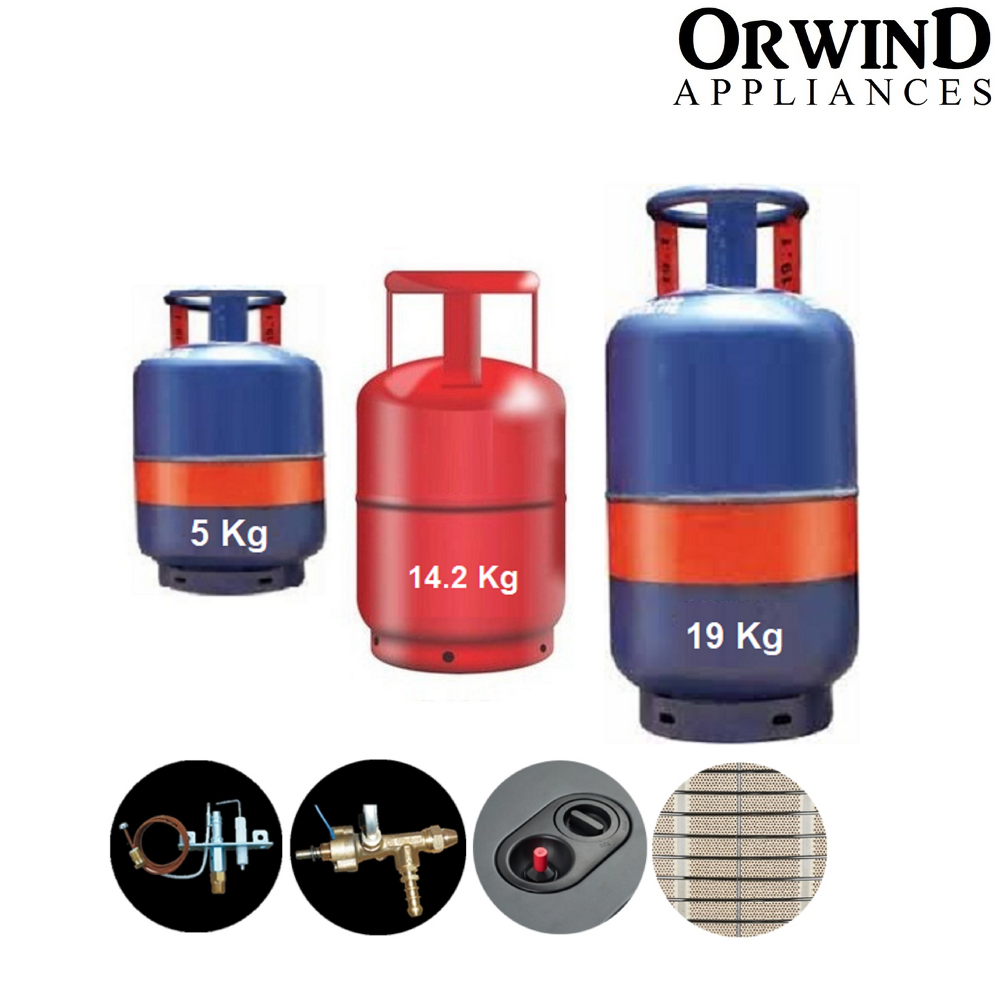 Orwind W1002 Gas & Electric 2-In-1 Gas Heater - Winter Expert