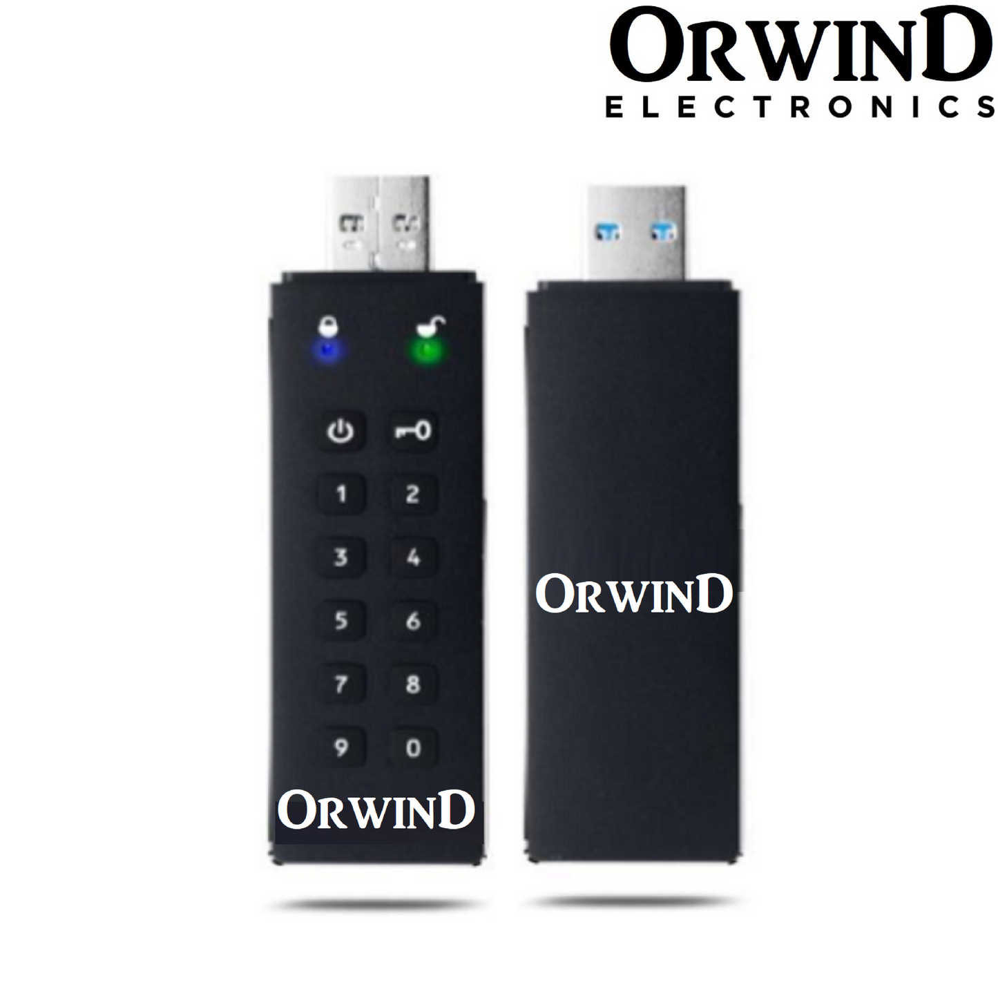 Orwind O1201 Password Protected Pendrive - 8GB
