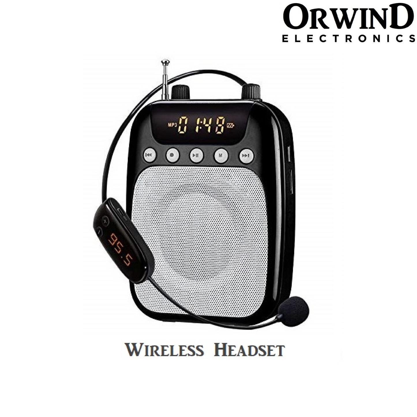 Orwind O7901 Portable Amplifier with Wireless Microphone Headset