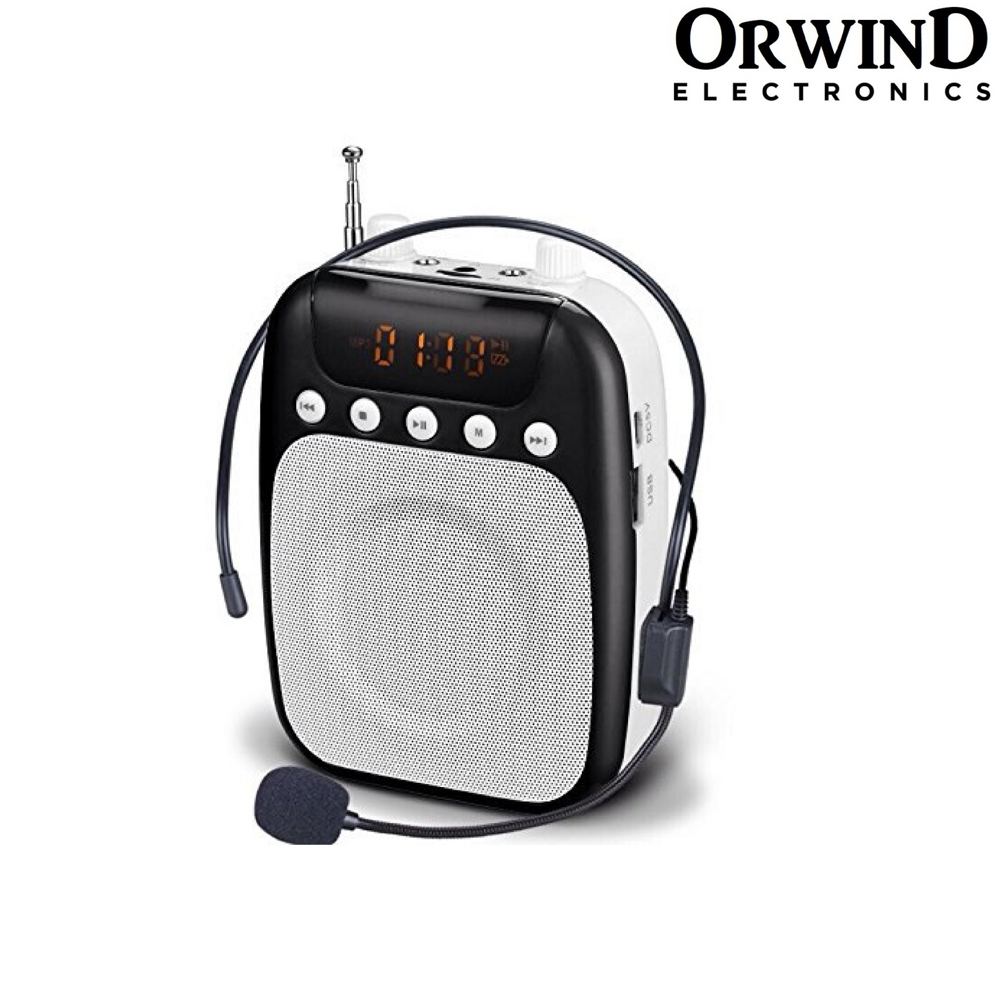 Orwind O7901 Portable Amplifier with Wired Microphone Headset