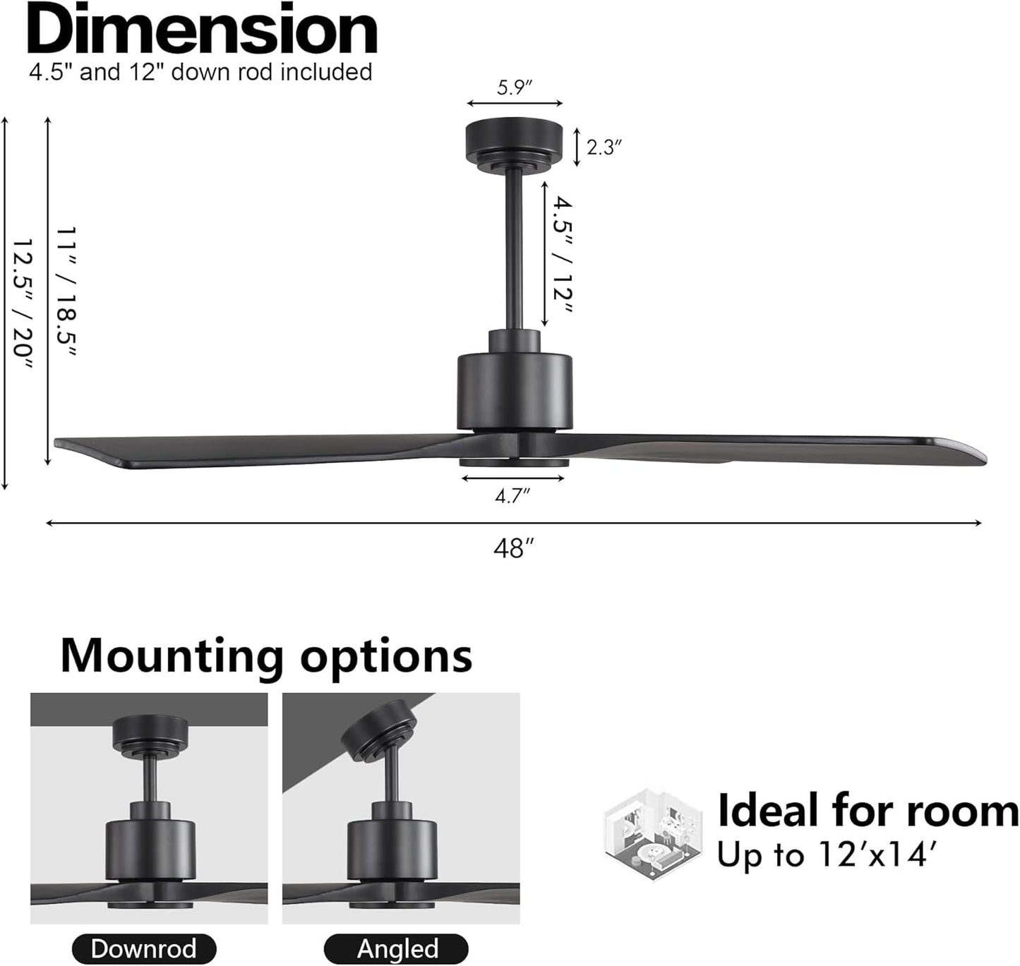 Orwind MA1000 Ceiling Fan