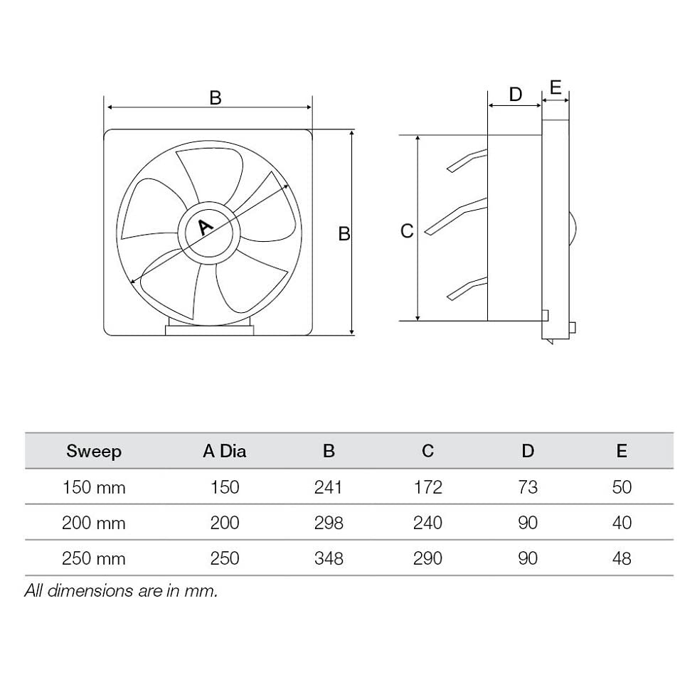 Orwind MA3000 Exhaust Fan