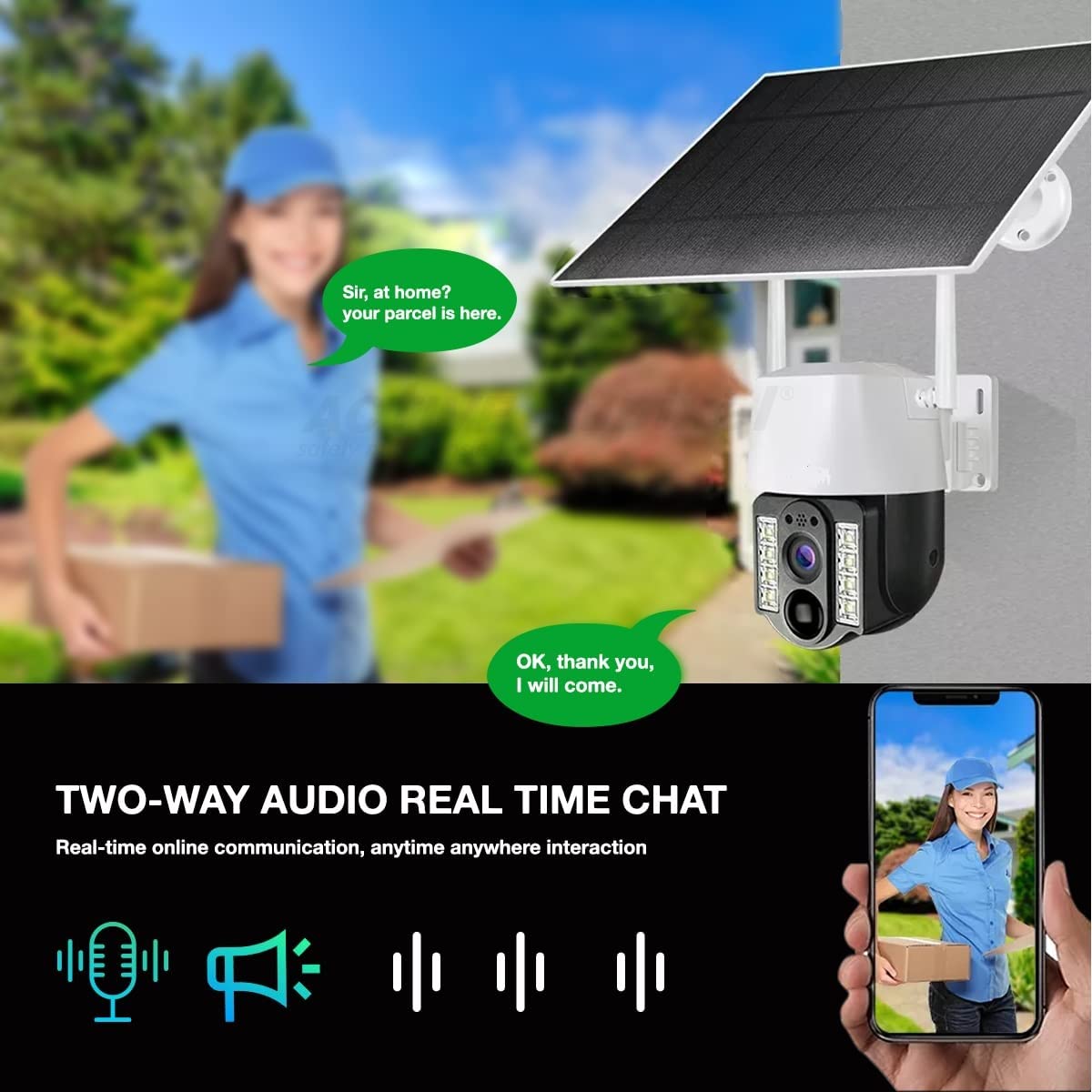 Orwind O1204 4G GSM Solar PTZ Camera
