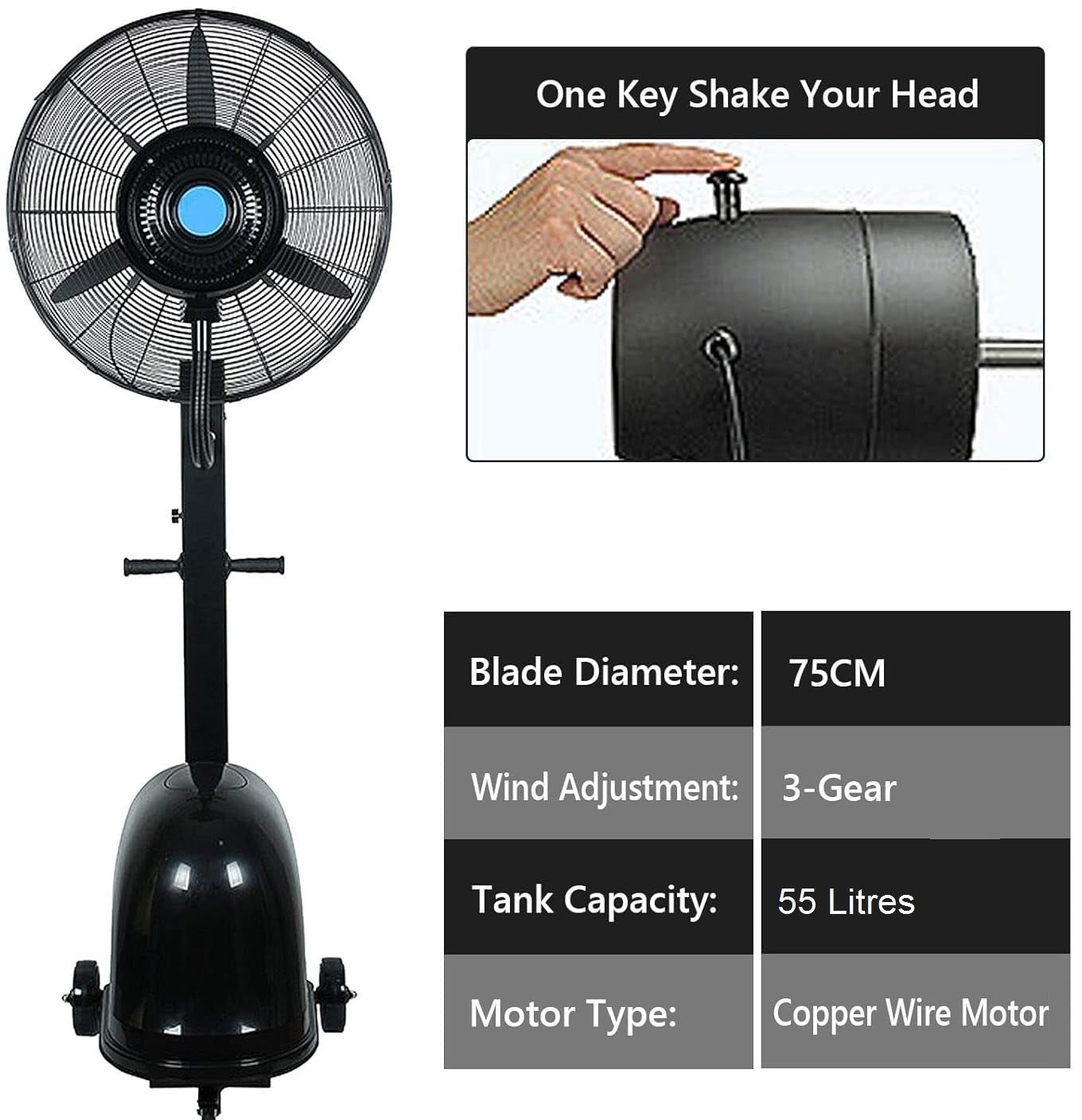 Orwind MS1002 Mist Fan
