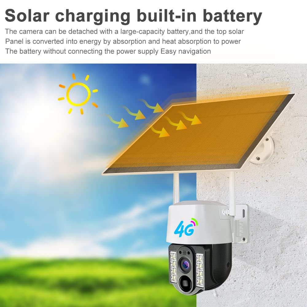 Orwind O1204 4G GSM Solar PTZ Camera