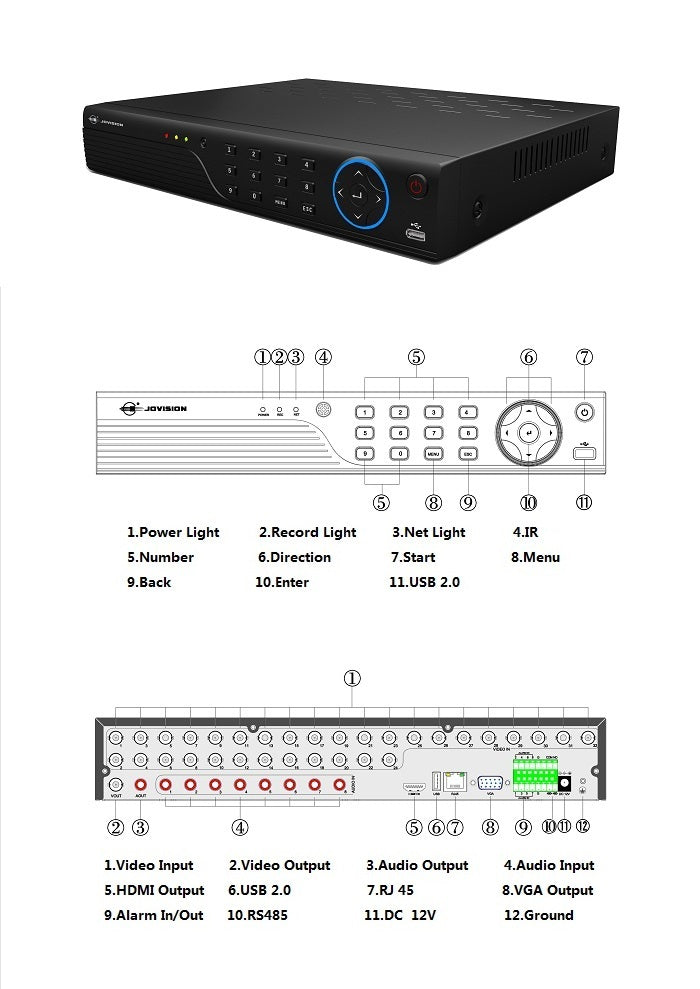 Jovision JVS002 IP Bullet Camera 960 - 1.3 MP