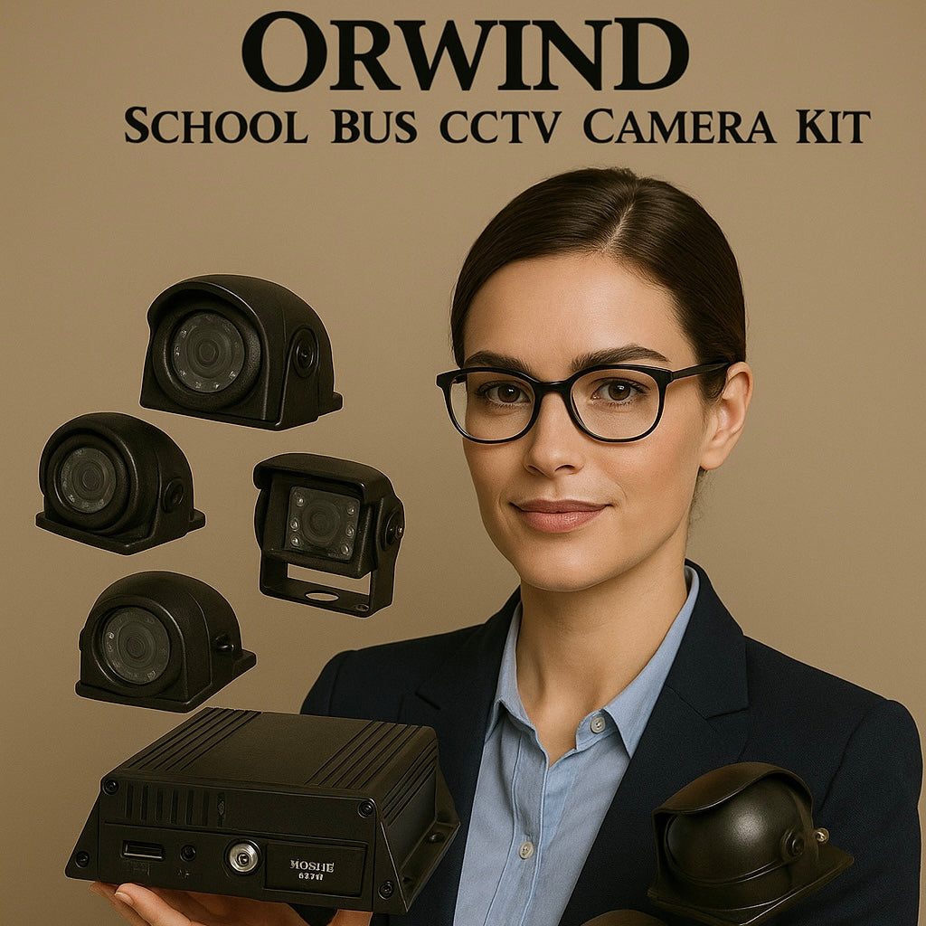Orwind 4 Channel School Bus CCTV Camera Kit