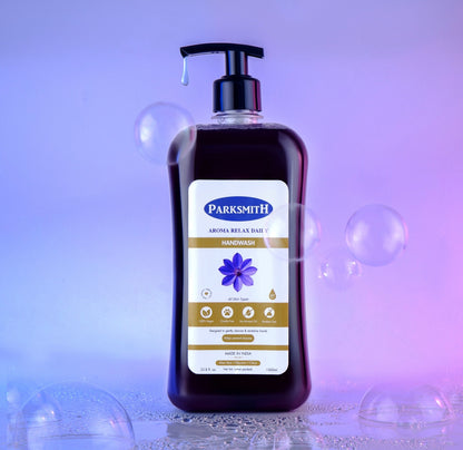 Parksmith Aroma Relax Daily Handwash with Aloe Vera, Glycerin & Citrus - 1 Litre Super Saver Pack