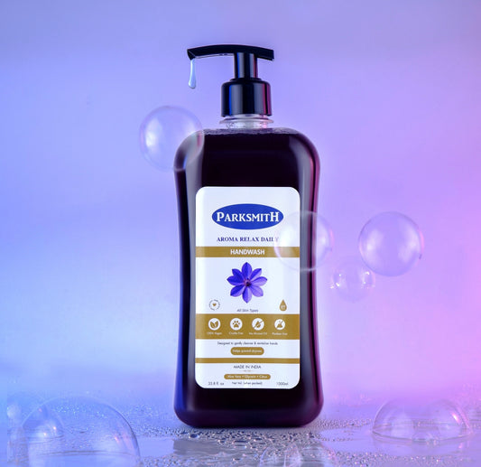 Parksmith Aroma Relax Daily Handwash with Aloe Vera, Glycerin & Citrus - 1 Litre Super Saver Pack