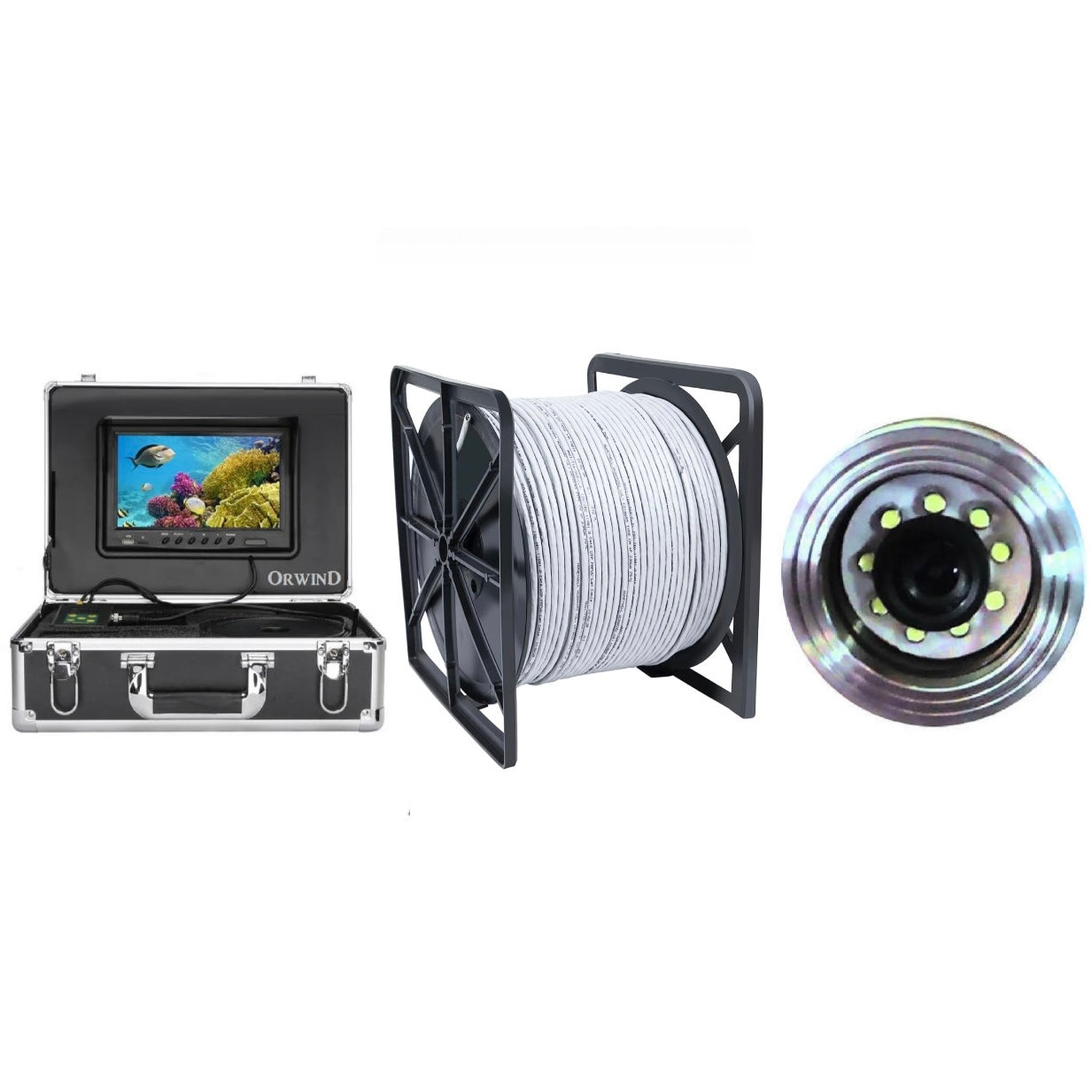 Orwind O3601 Borehole Borewell Underwater Inspection Camera Kit - 200 Metres