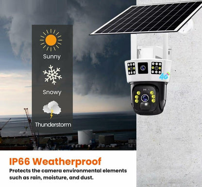 Orwind O1205 4G GSM + Wi-FI Supported Agriculture Farm Solar CCTV Camera
