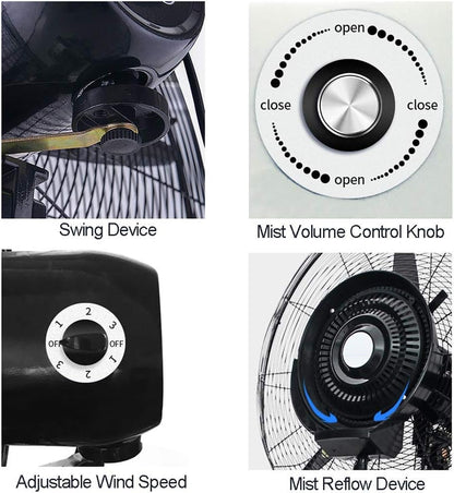 Orwind MS1003 Wall Misting Fogger Mist Fan