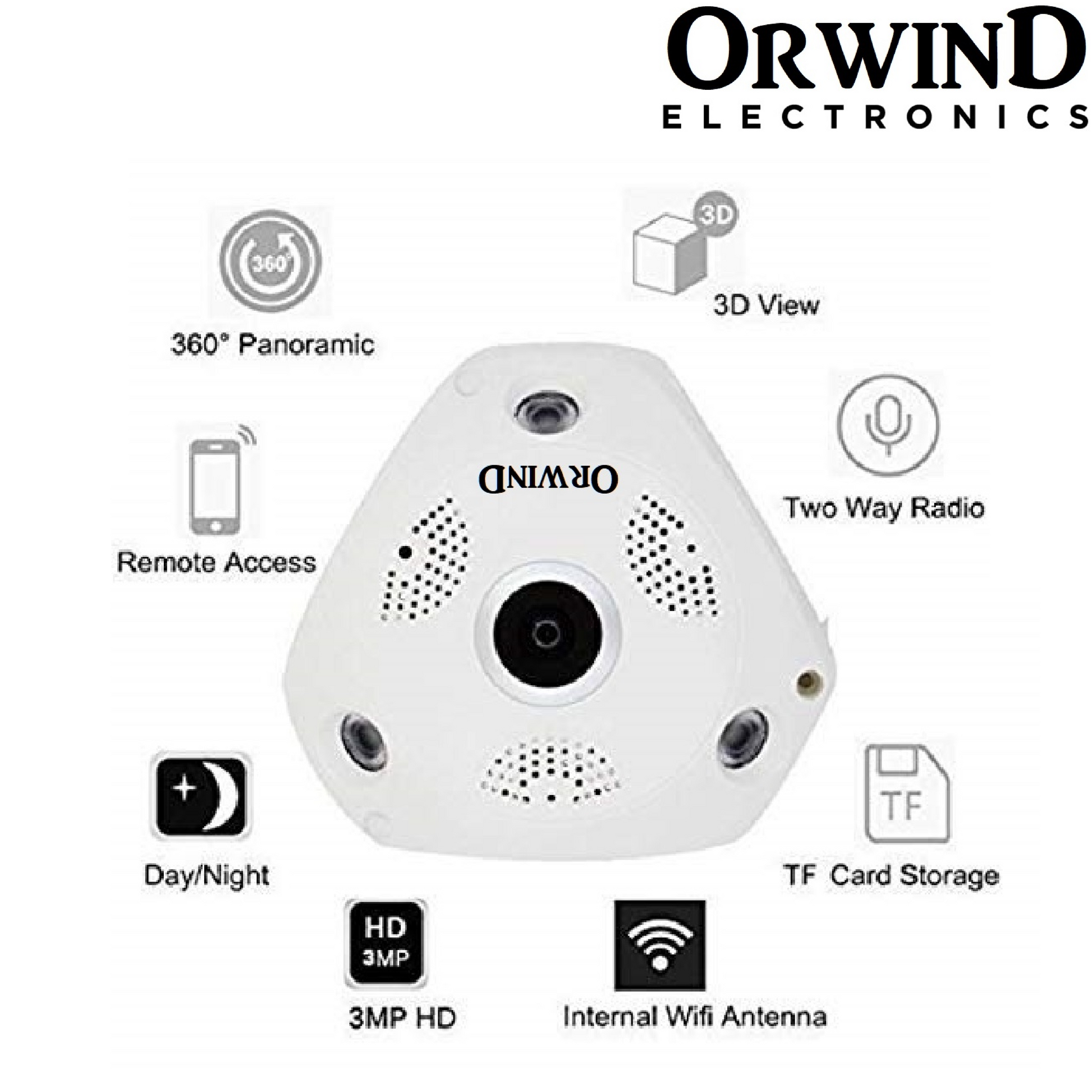 Orwind O4604 Wi-Fi Wireless Home Security CCTV Camera