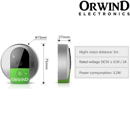 Orwind O5201 Wi-Fi Wireless Doorbell Camera Video Door Phone