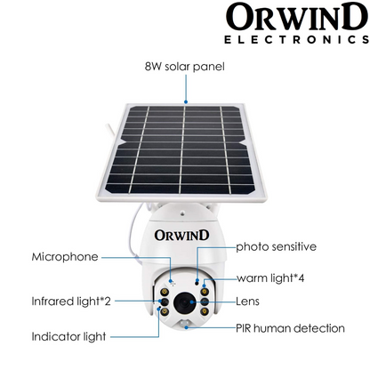 Orwind O1603 Solar PTZ Camera