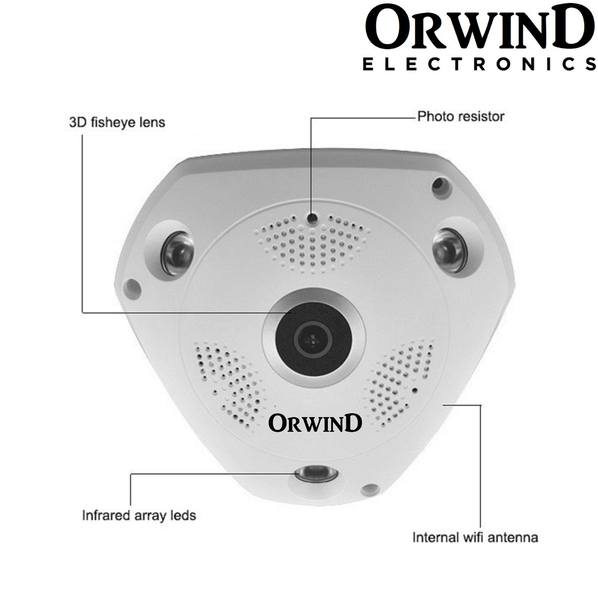 Orwind O4604 Wi-Fi Wireless Home Security CCTV Camera