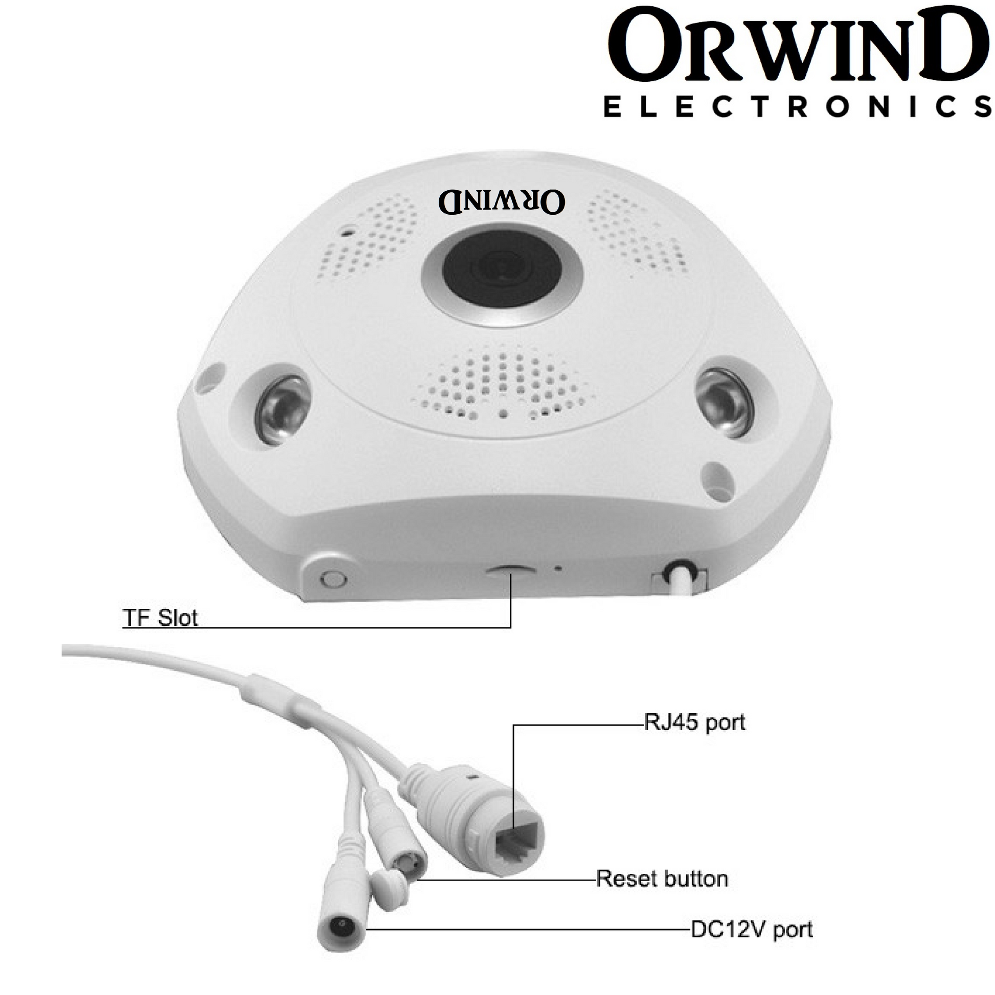 Orwind O4604 Wi-Fi Wireless Home Security CCTV Camera