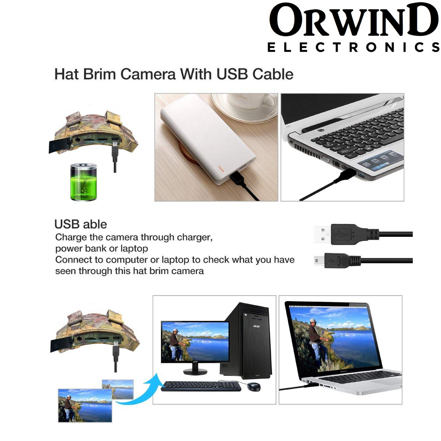 Orwind O1306 Action Hat Camera