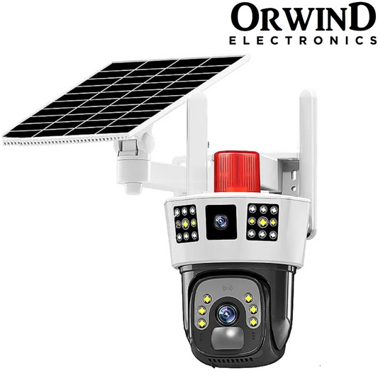 Orwind O1205 4G GSM + Wi-FI Supported Agriculture Farm Solar CCTV Camera