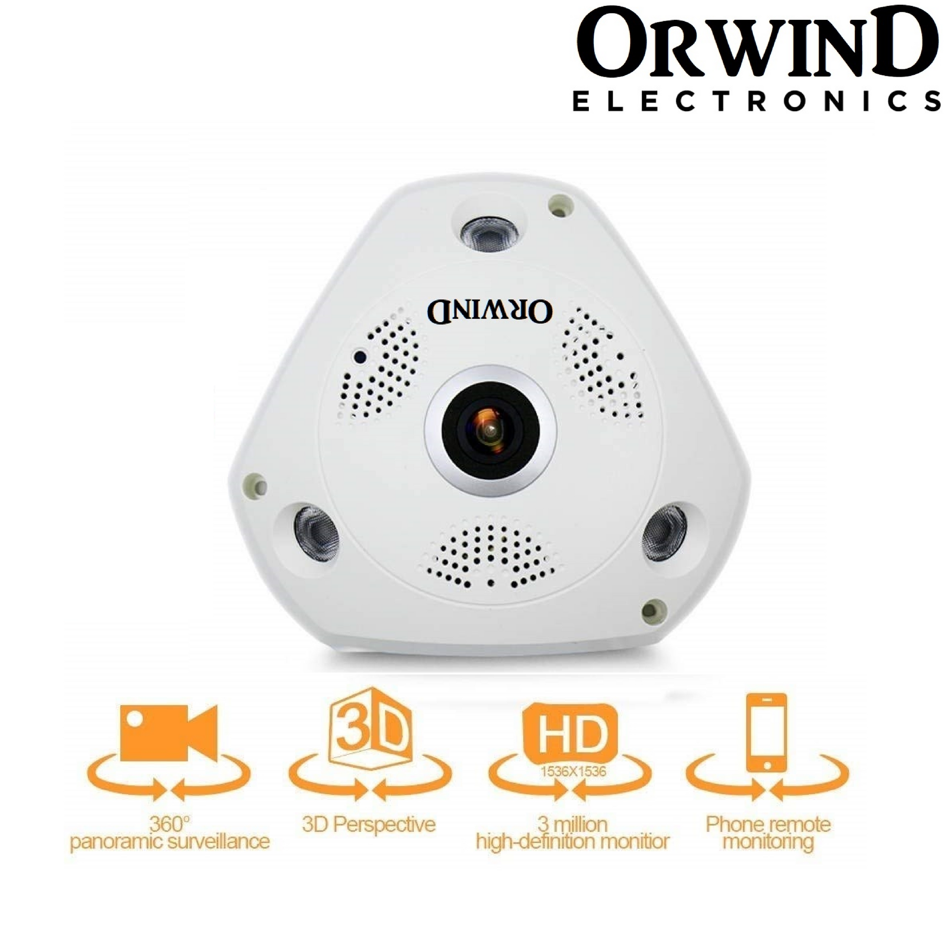 Orwind O4604 Wi-Fi Wireless Home Security CCTV Camera