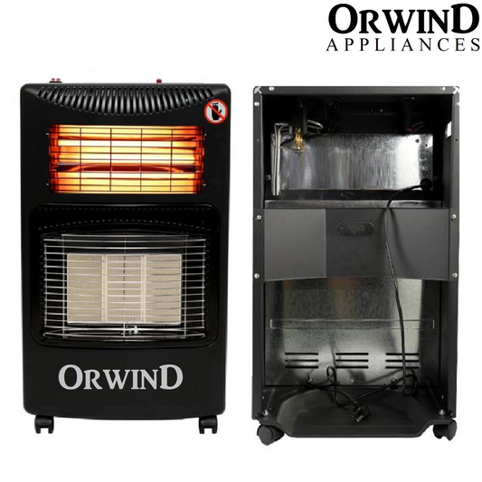 Orwind W1002 Gas & Electric 2-In-1 Gas Heater - Winter Expert