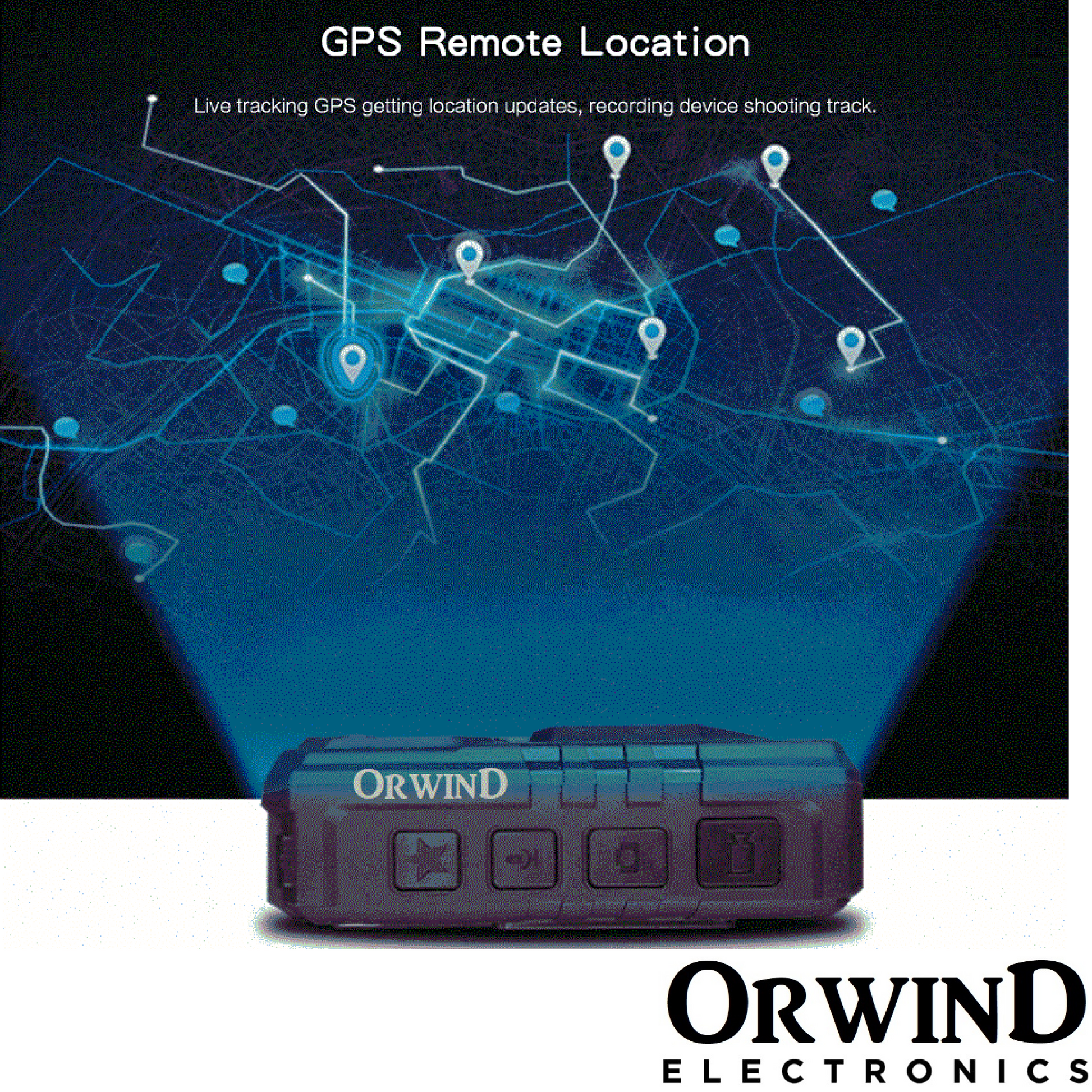 Orwind GPS Wi-Fi Body Worn Camera - 64GB