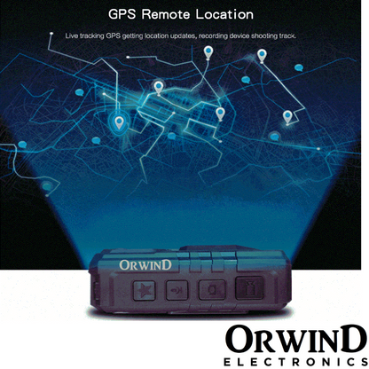 Orwind GPS Wi-Fi Body Worn Camera - 64GB