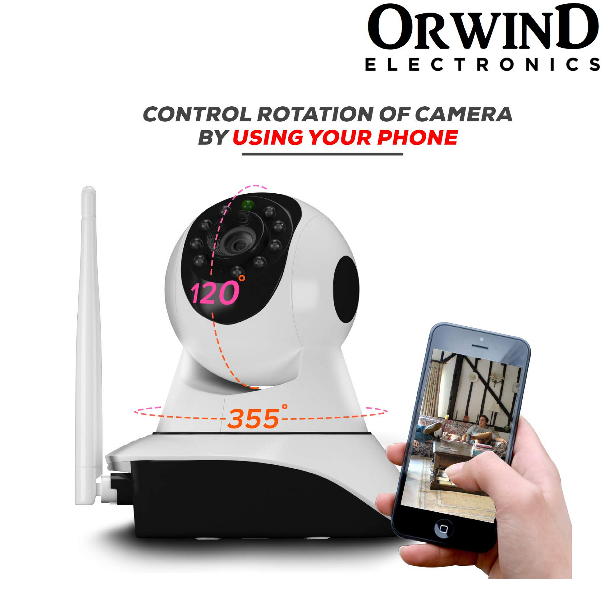 Orwind O4611 Wi-Fi Wireless Home Security CCTV Camera
