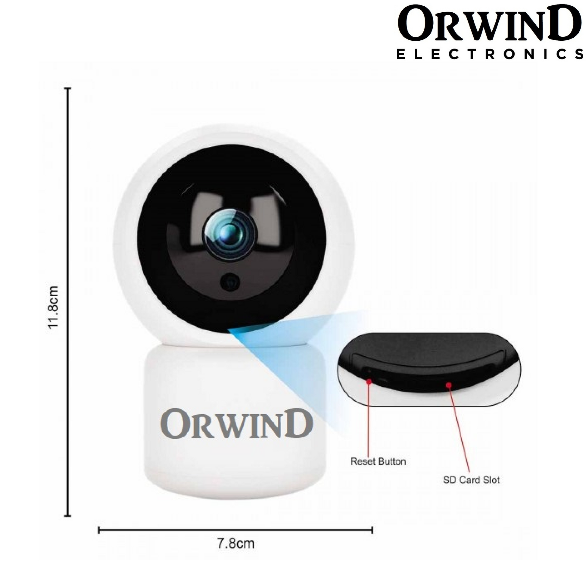 Orwind O4609 Wi-Fi Wireless Home Security CCTV Camera