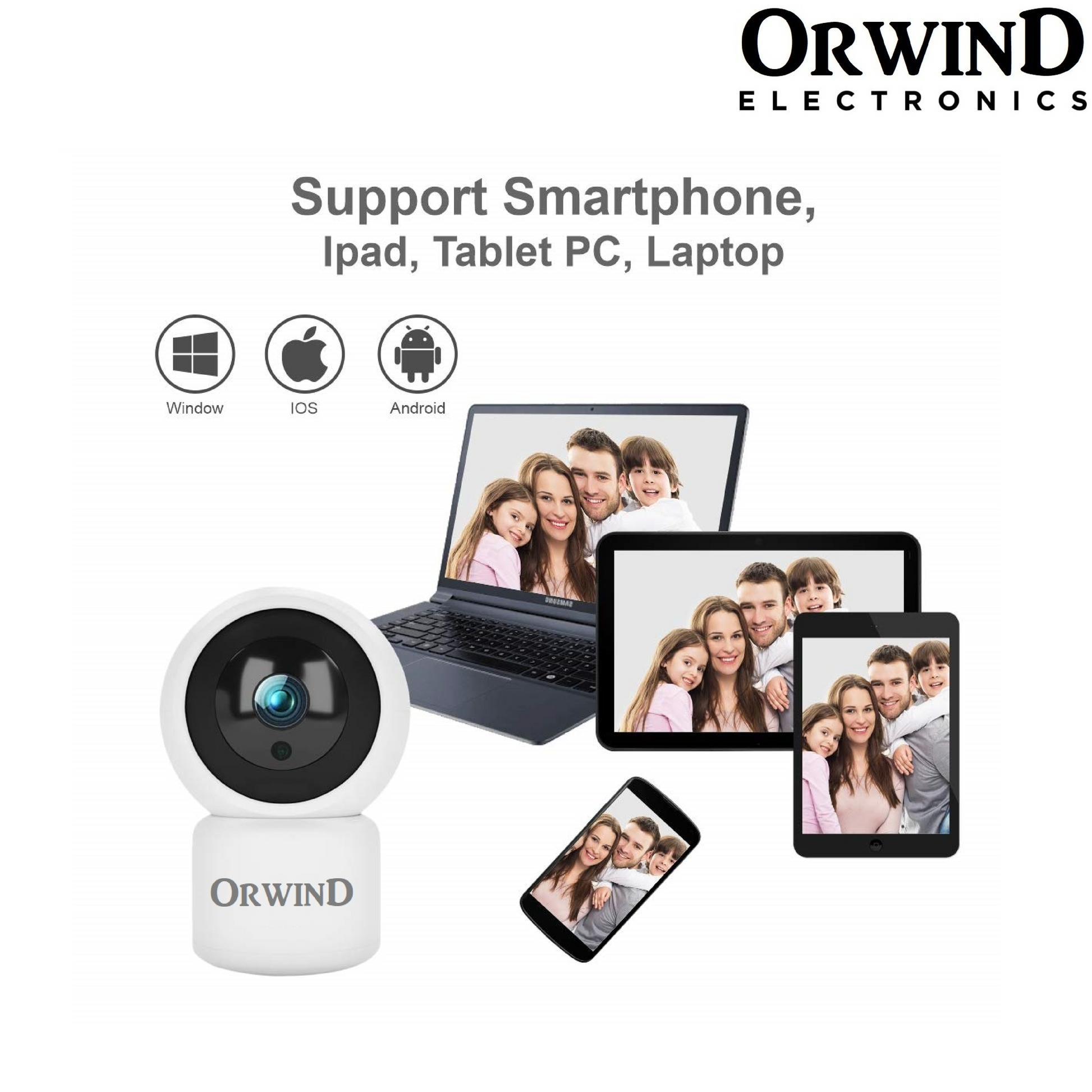 Orwind O4609 Wi-Fi Wireless Home Security CCTV Camera