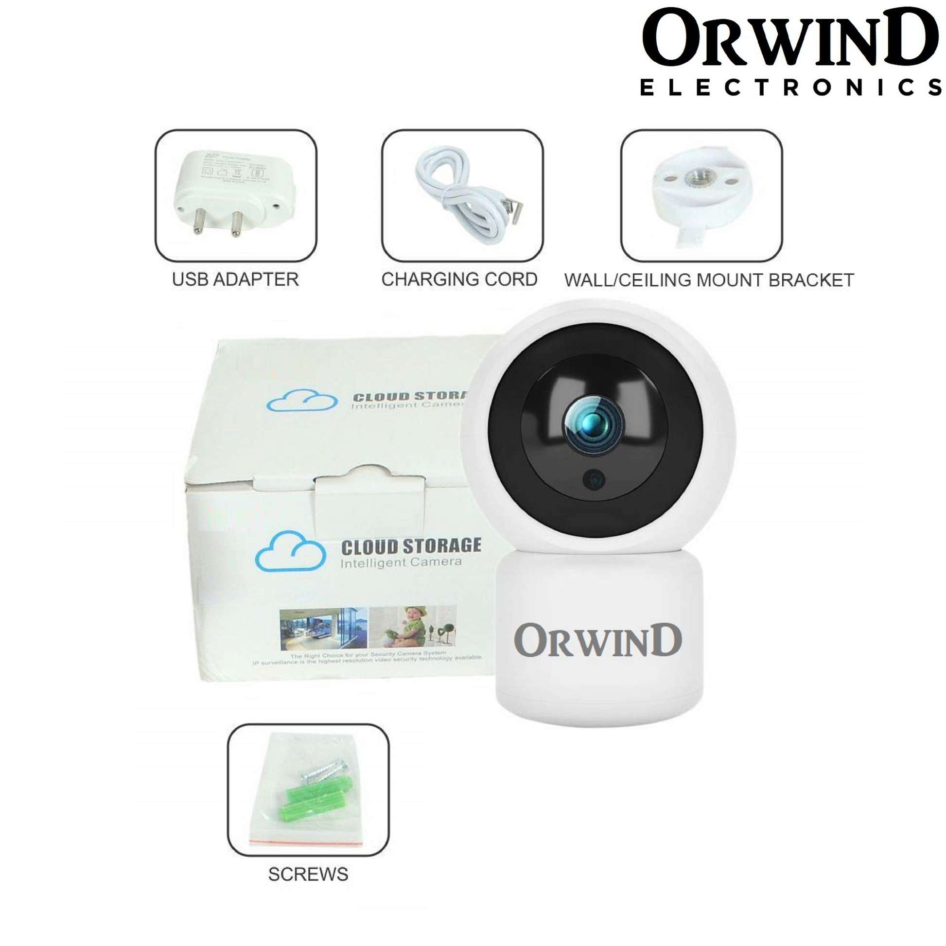 Orwind O4609 Wi-Fi Wireless Home Security CCTV Camera