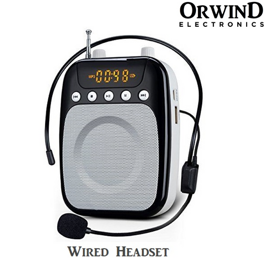 Orwind O7901 Portable Amplifier with Wired Microphone Headset