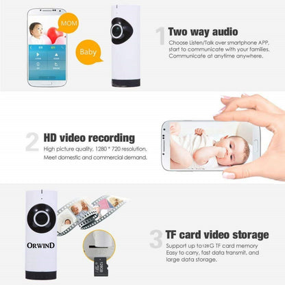 Orwind O4607 Wi-Fi Wireless Home Security CCTV Camera