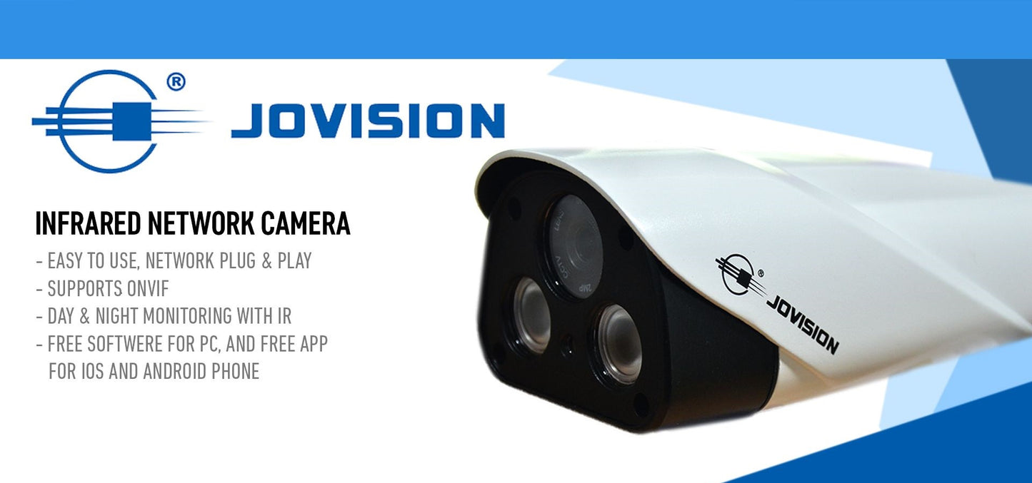 Jovision JVS002 IP Bullet Camera 960 - 1.3 MP