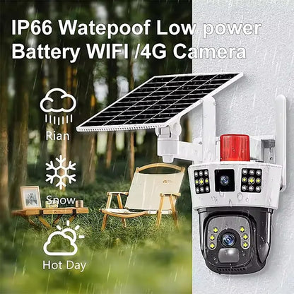 Orwind O1205 4G GSM + Wi-FI Supported Agriculture Farm Solar CCTV Camera